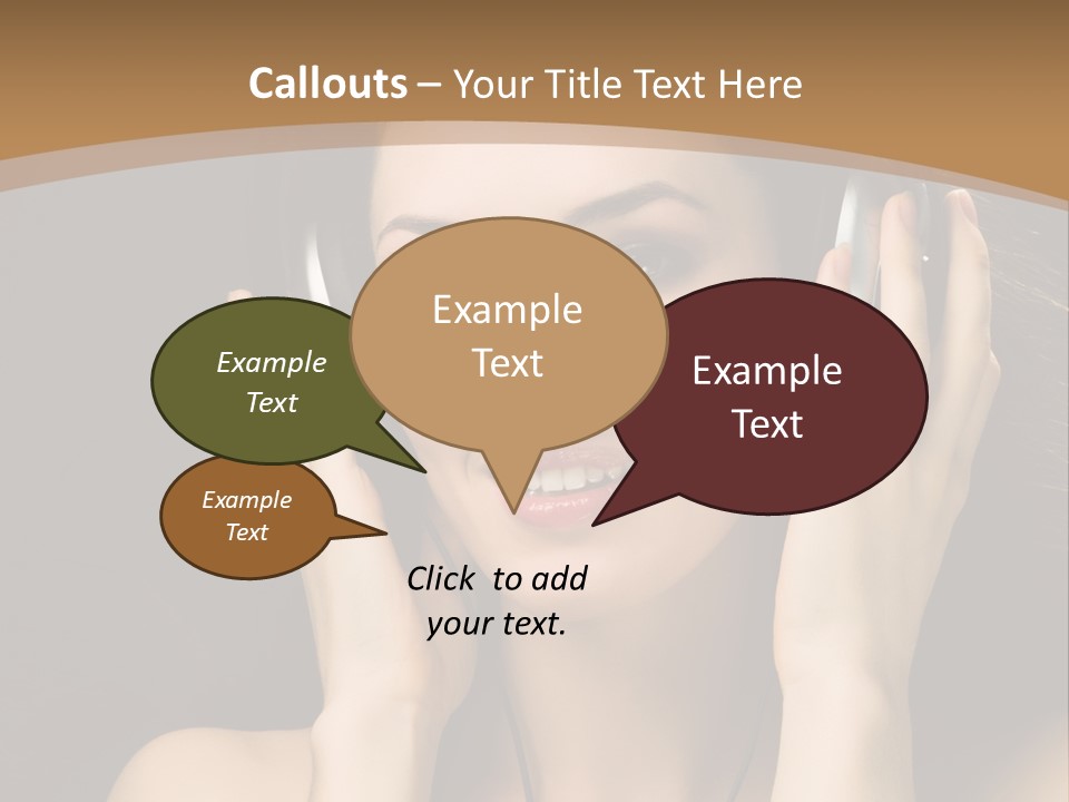 Entertainment Fun Female PowerPoint Template