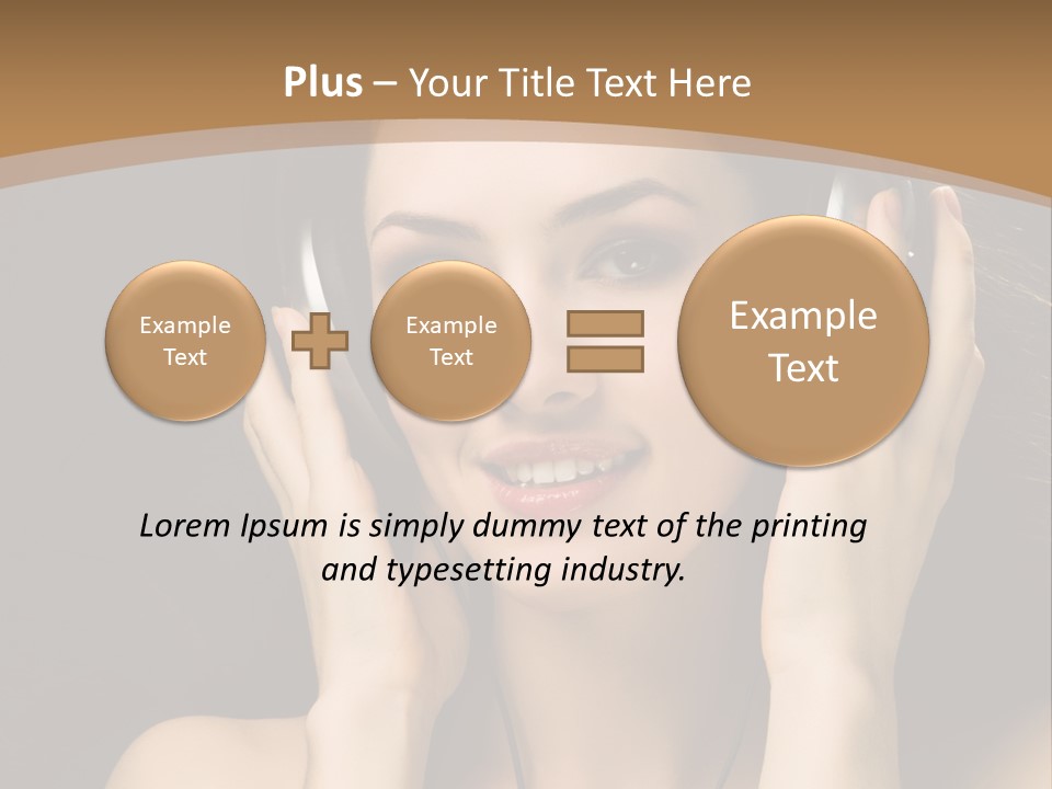 Entertainment Fun Female PowerPoint Template