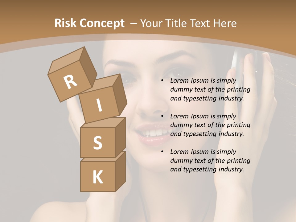 Entertainment Fun Female PowerPoint Template