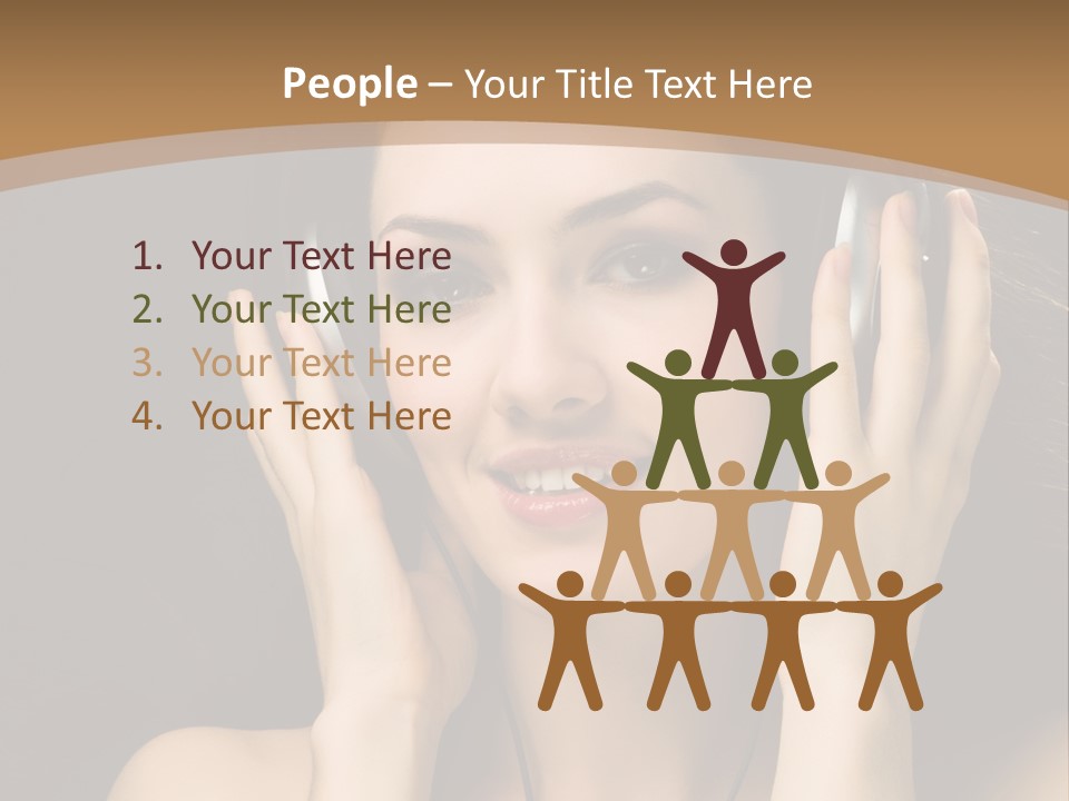 Entertainment Fun Female PowerPoint Template