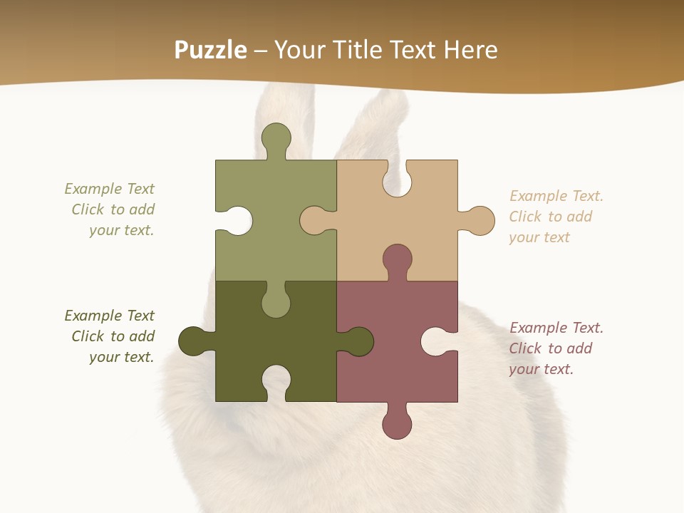 Bunny Pets Hear PowerPoint Template