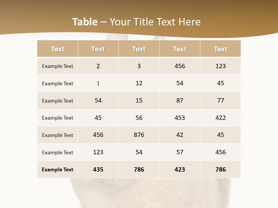 Bunny Pets Hear PowerPoint Template