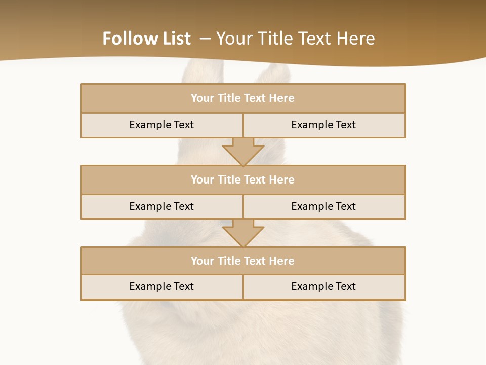 Bunny Pets Hear PowerPoint Template