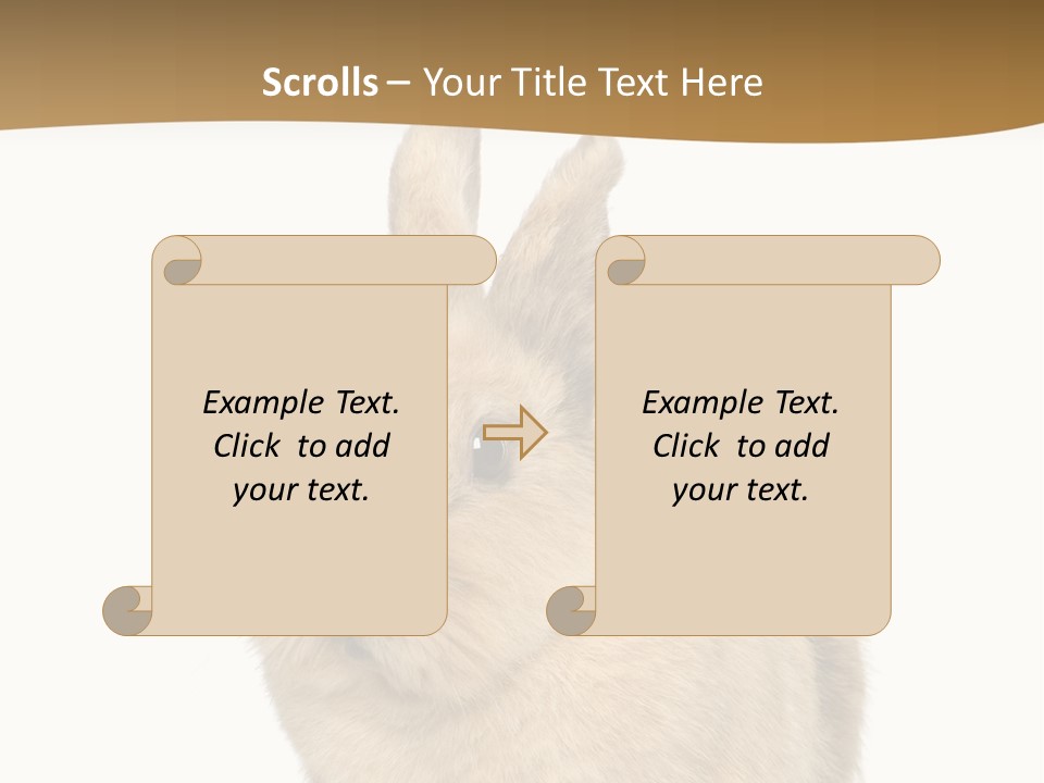 Bunny Pets Hear PowerPoint Template