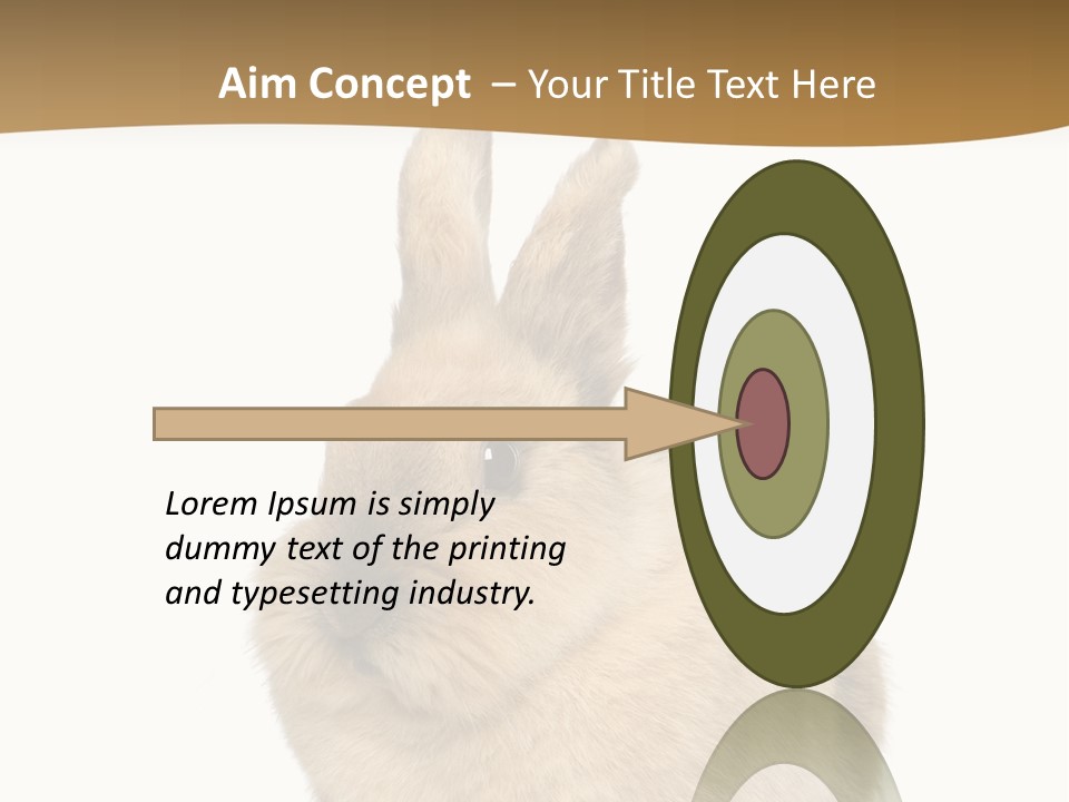 Bunny Pets Hear PowerPoint Template