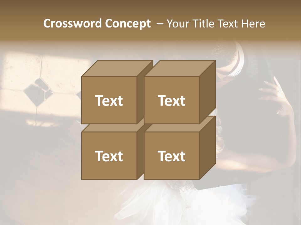Love Married Ceremony PowerPoint Template