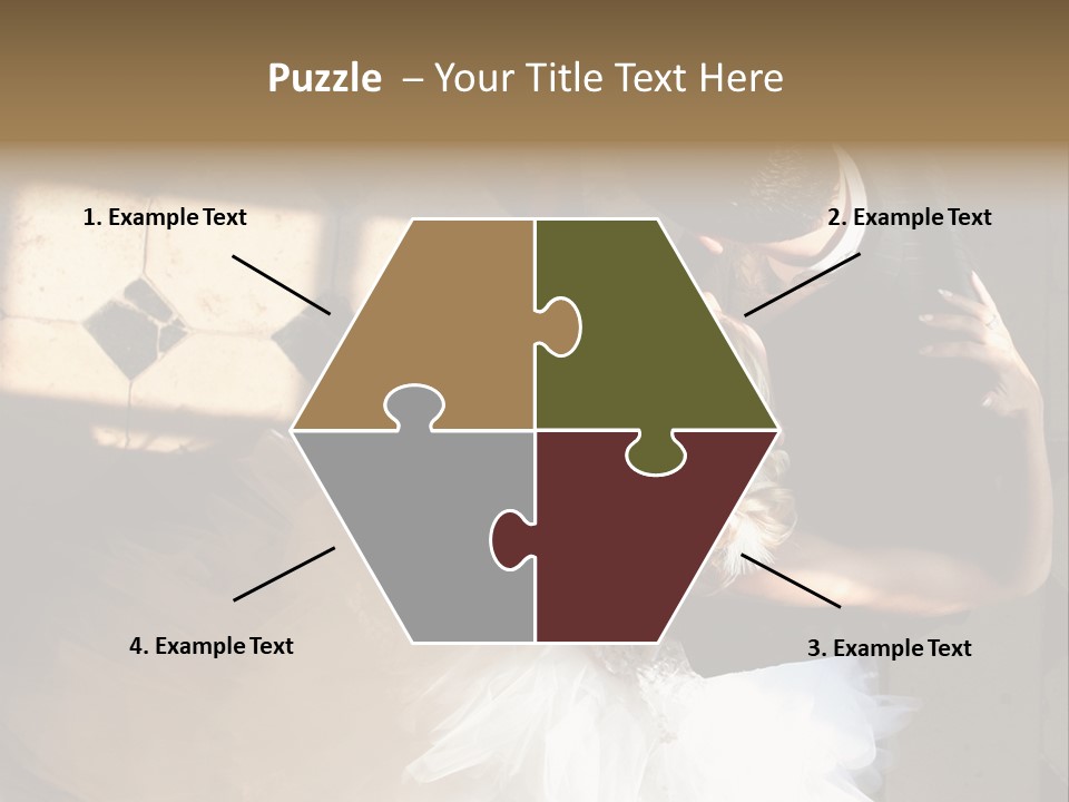 Love Married Ceremony PowerPoint Template