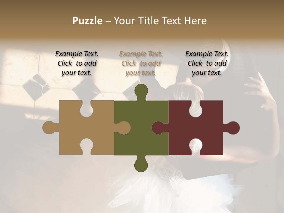 Love Married Ceremony PowerPoint Template