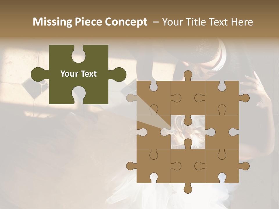 Love Married Ceremony PowerPoint Template