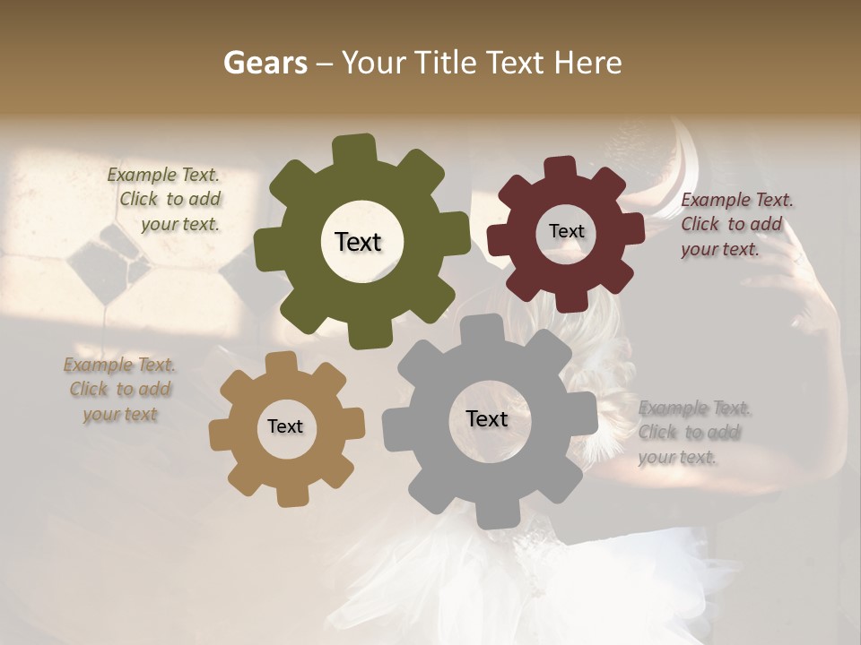 Love Married Ceremony PowerPoint Template