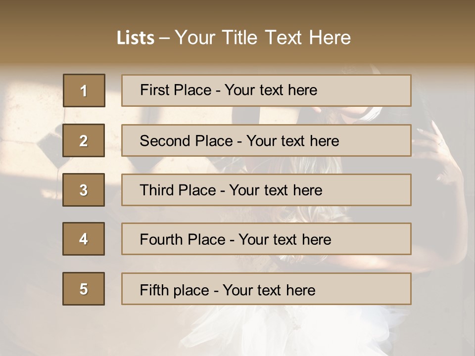 Love Married Ceremony PowerPoint Template