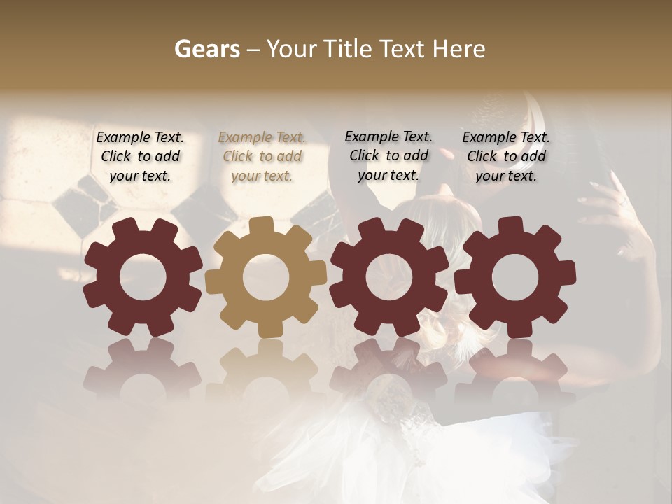 Love Married Ceremony PowerPoint Template