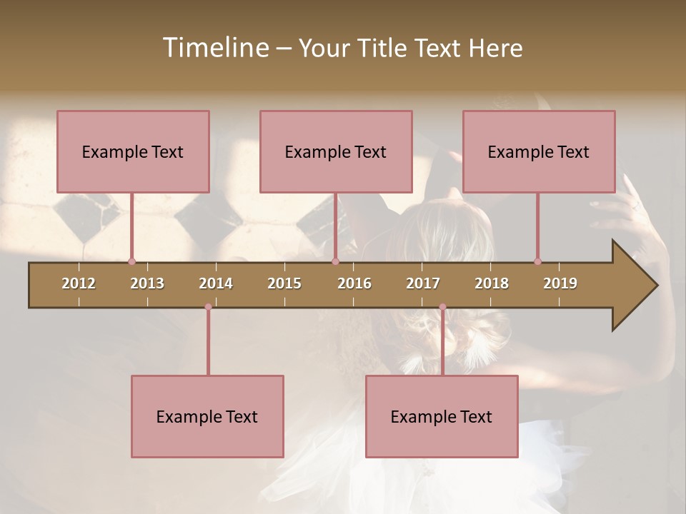Love Married Ceremony PowerPoint Template