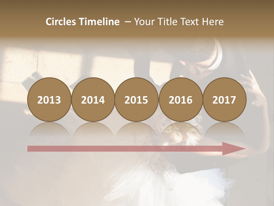 Love Married Ceremony PowerPoint Template