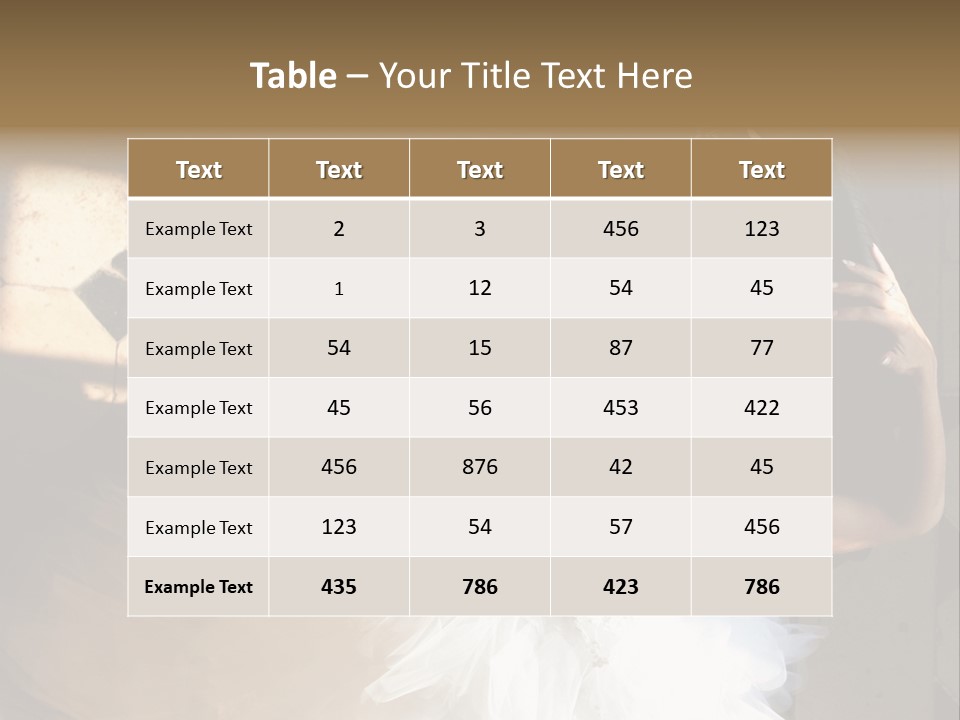 Love Married Ceremony PowerPoint Template