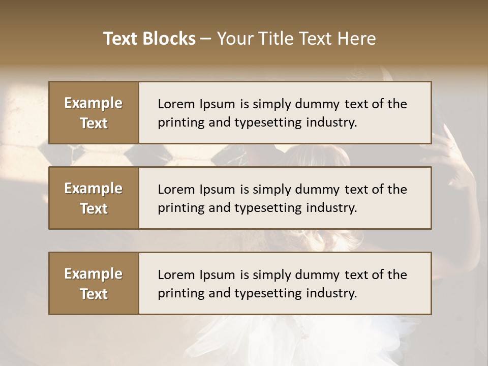 Love Married Ceremony PowerPoint Template