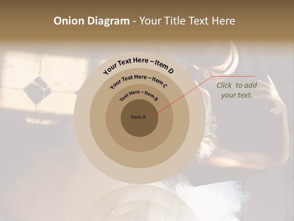 Love Married Ceremony PowerPoint Template