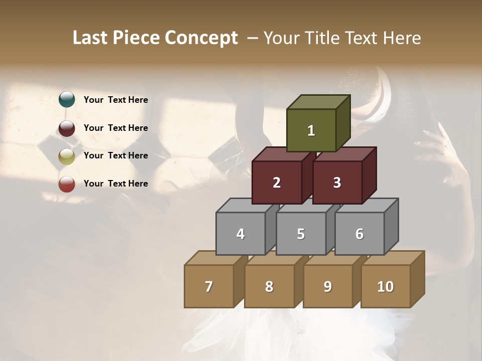 Love Married Ceremony PowerPoint Template