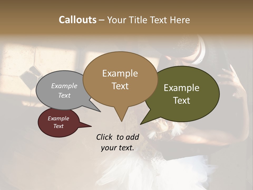 Love Married Ceremony PowerPoint Template