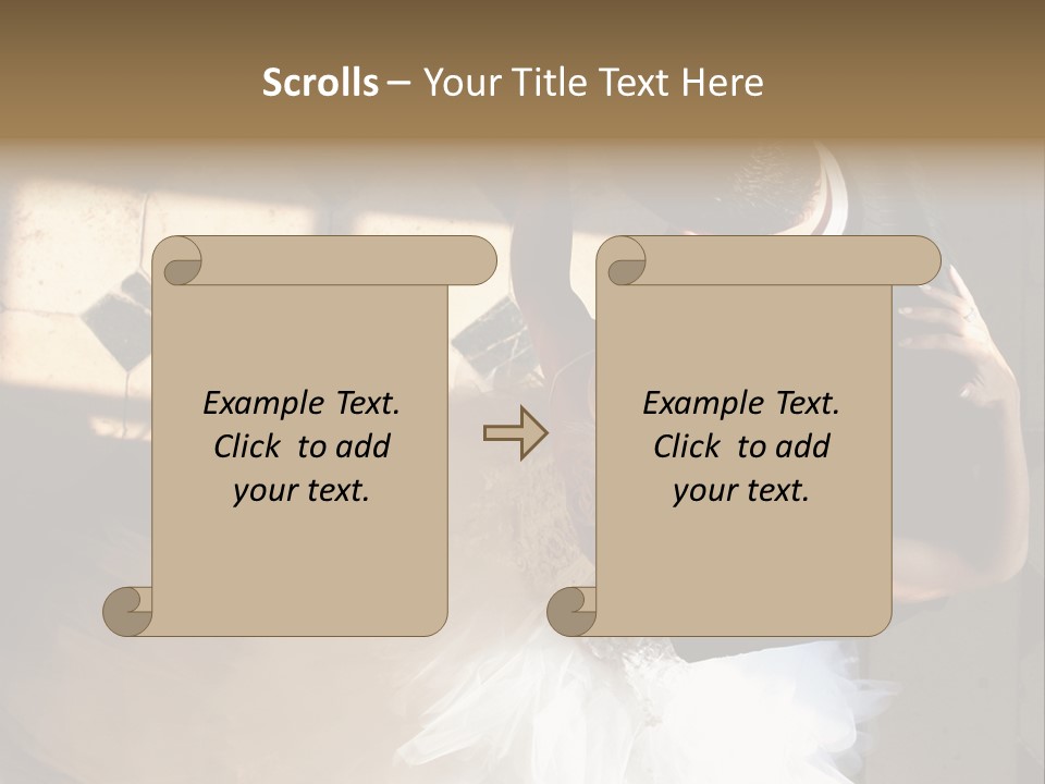 Love Married Ceremony PowerPoint Template