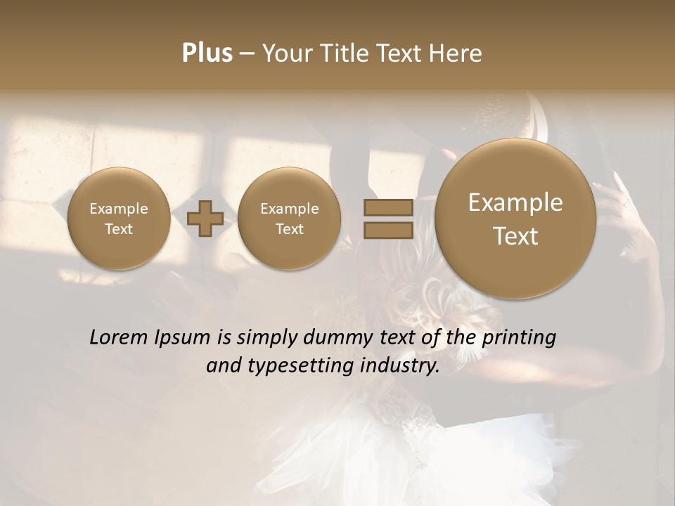 Love Married Ceremony PowerPoint Template