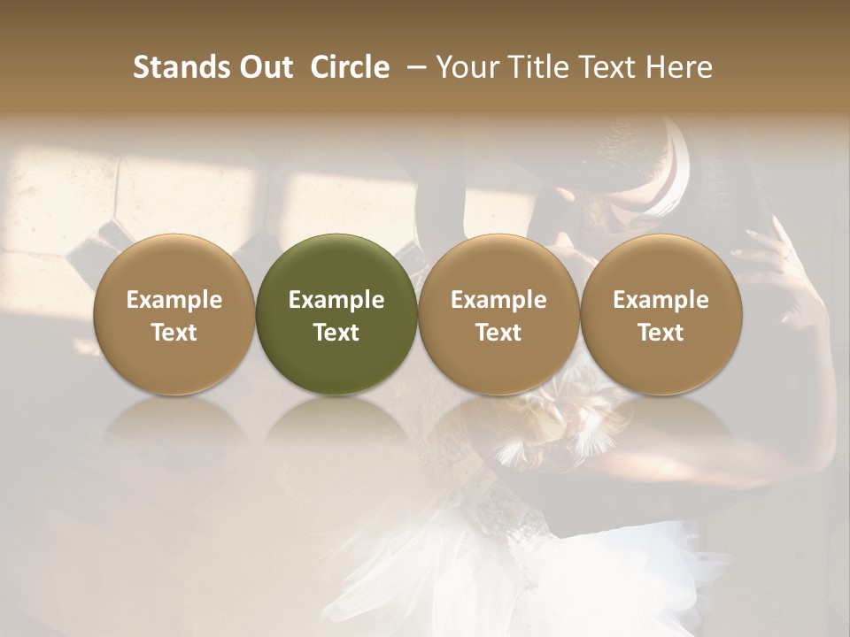 Love Married Ceremony PowerPoint Template