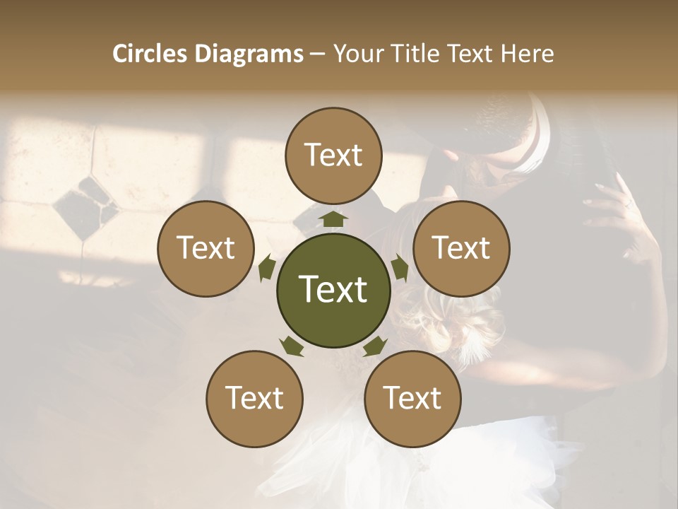 Love Married Ceremony PowerPoint Template