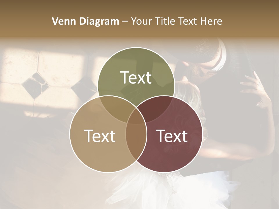 Love Married Ceremony PowerPoint Template