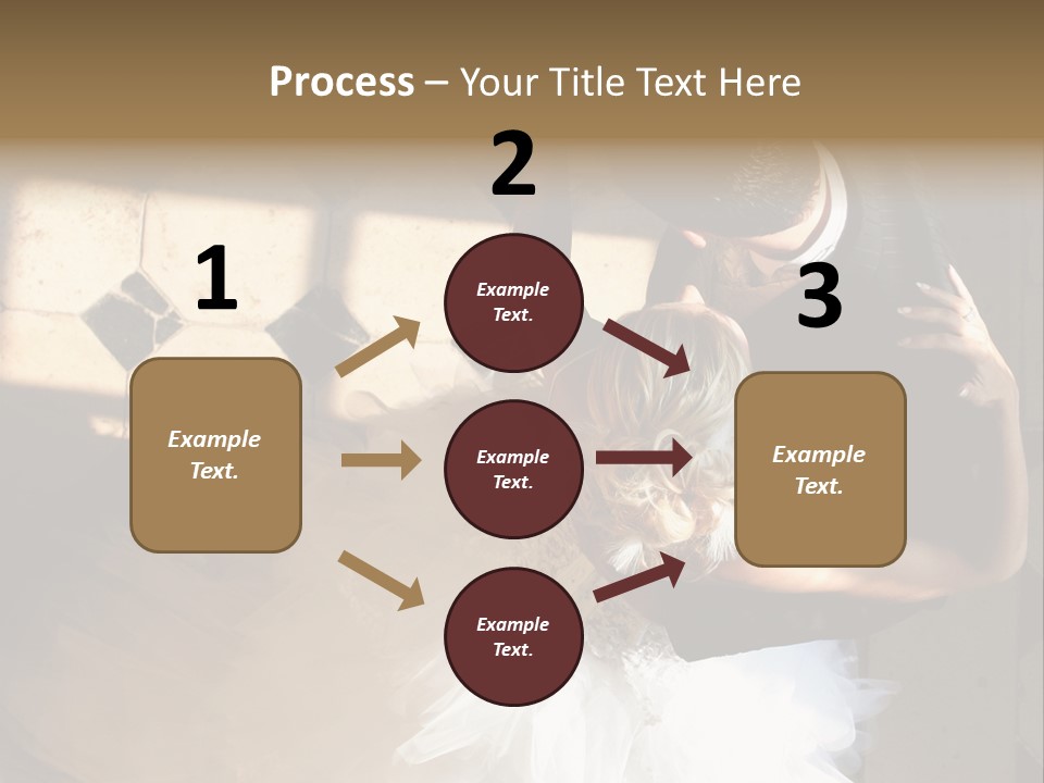 Love Married Ceremony PowerPoint Template
