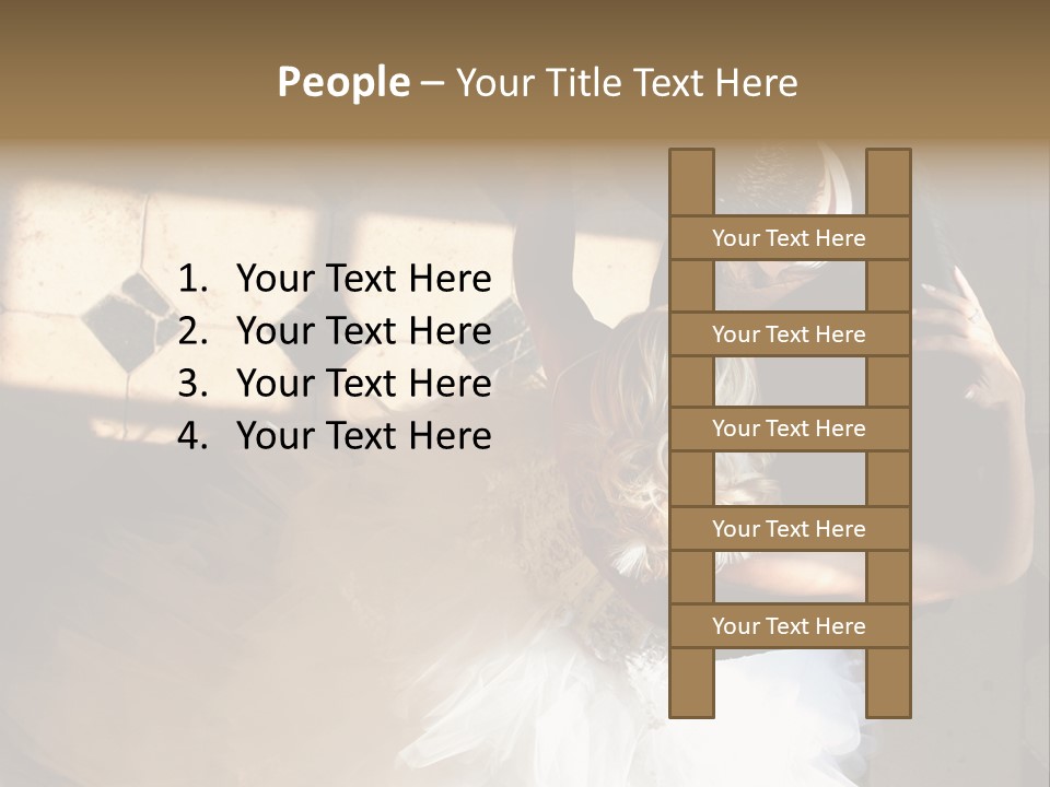 Love Married Ceremony PowerPoint Template