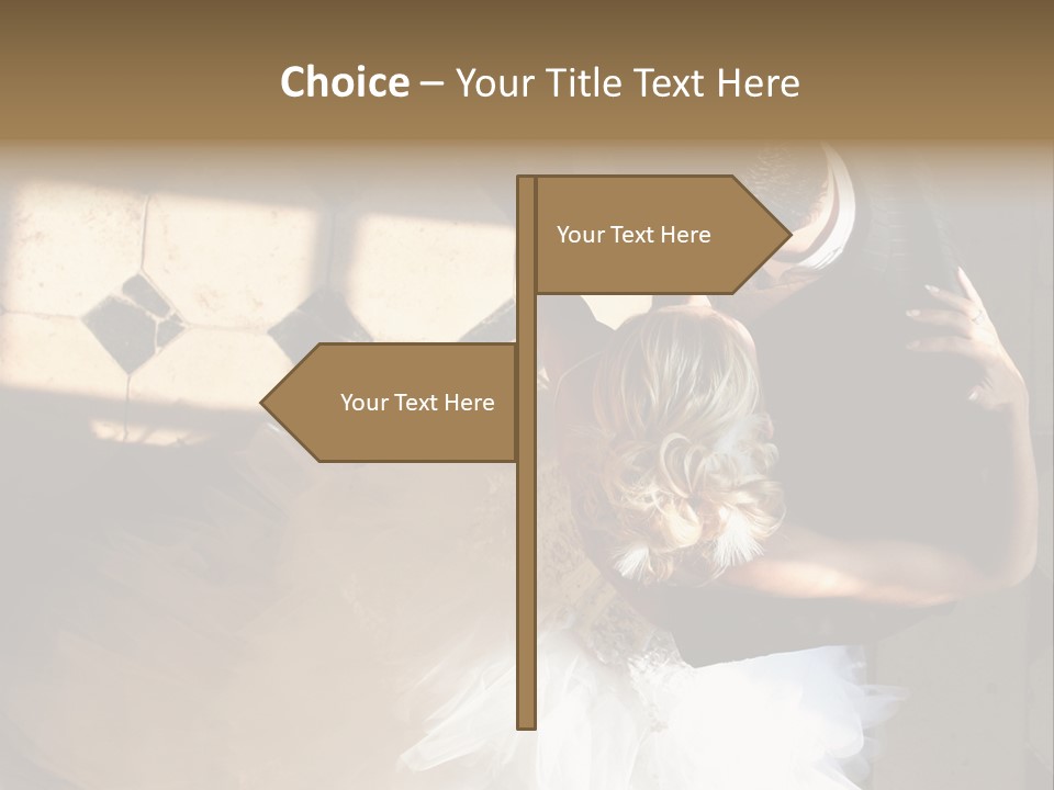 Love Married Ceremony PowerPoint Template