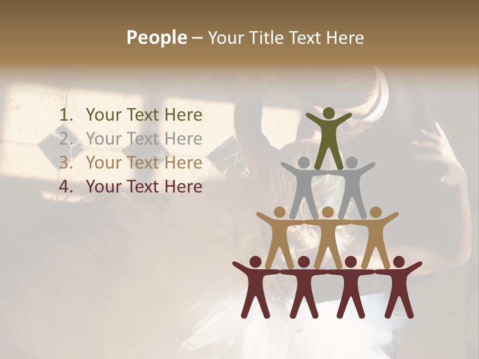 Love Married Ceremony PowerPoint Template