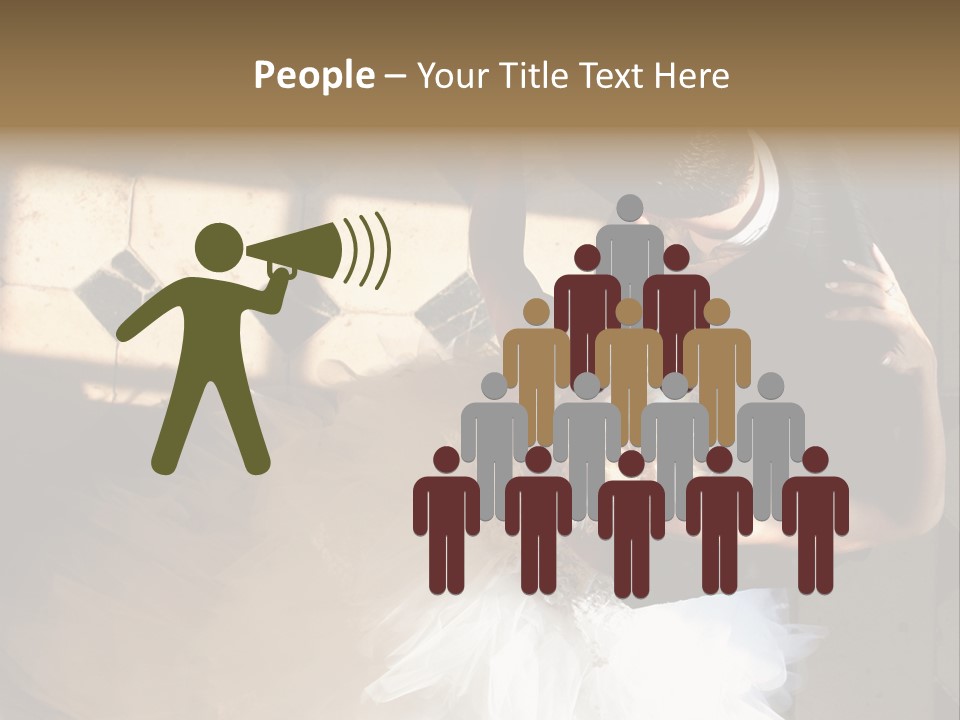 Love Married Ceremony PowerPoint Template