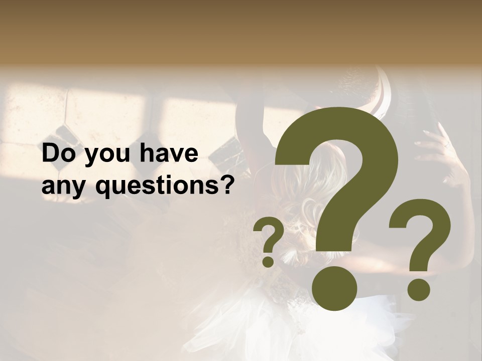 Love Married Ceremony PowerPoint Template