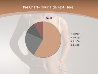 Underwear Girl Female PowerPoint Template