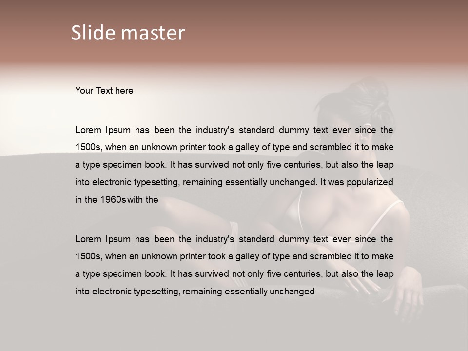 Female Inner Beautiful PowerPoint Template