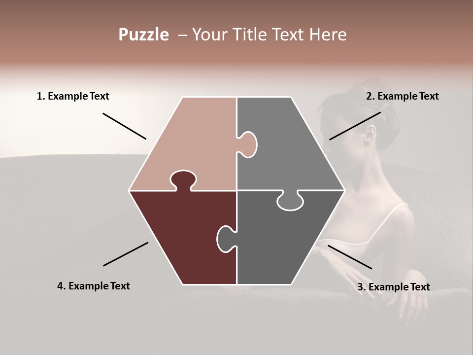 Female Inner Beautiful PowerPoint Template