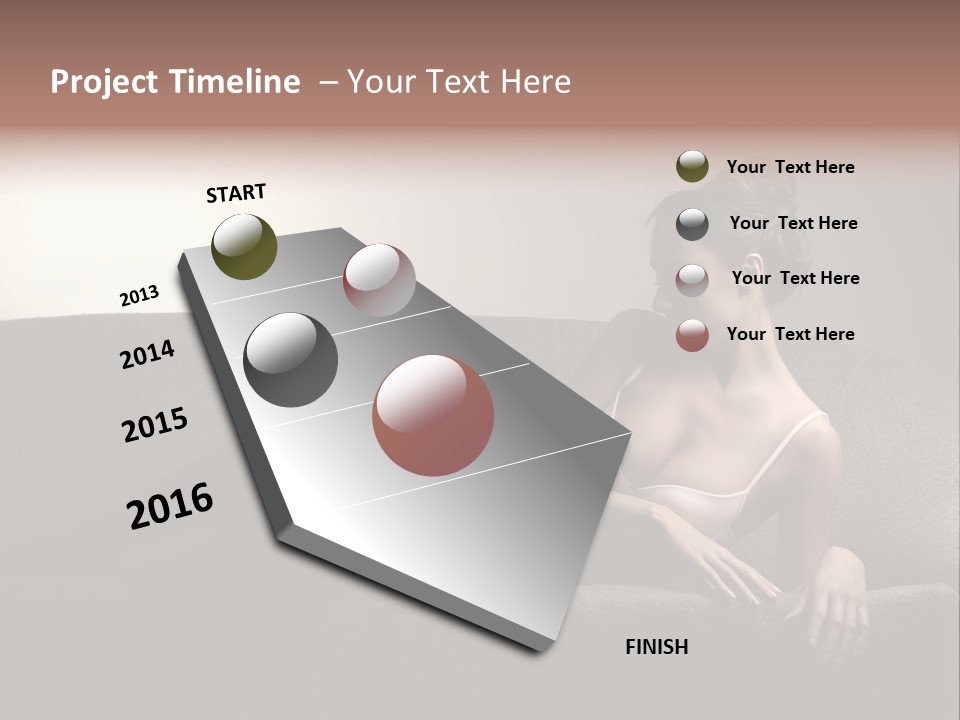 Female Inner Beautiful PowerPoint Template