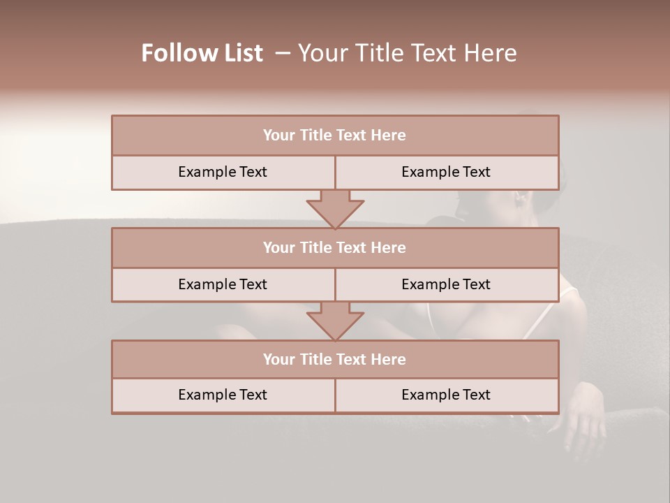 Female Inner Beautiful PowerPoint Template