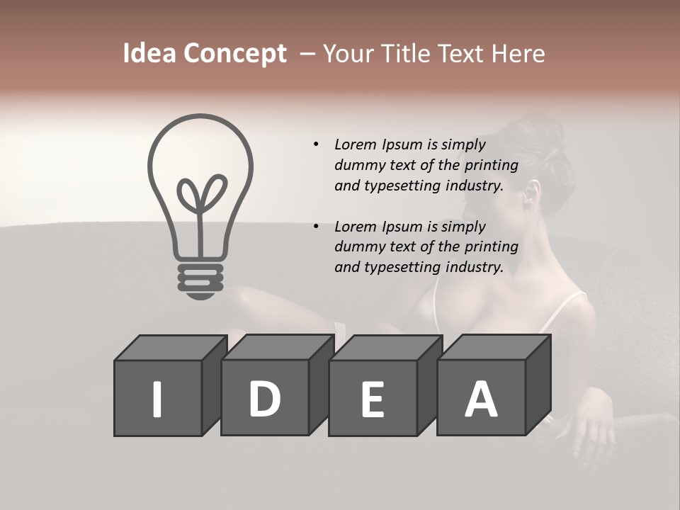 Female Inner Beautiful PowerPoint Template