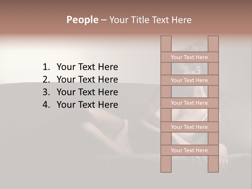 Female Inner Beautiful PowerPoint Template