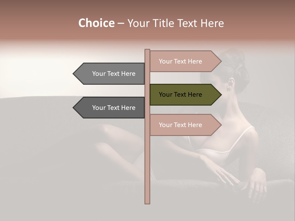 Female Inner Beautiful PowerPoint Template