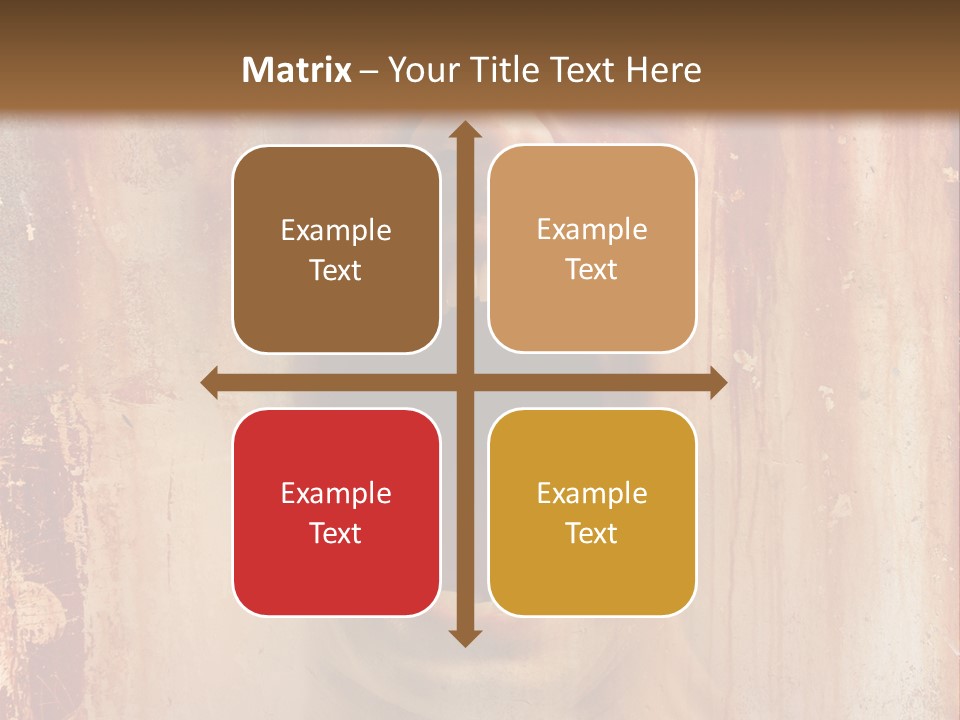 Rust Screaming Male PowerPoint Template