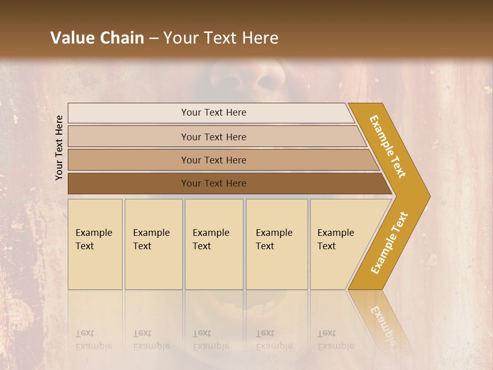 Rust Screaming Male PowerPoint Template