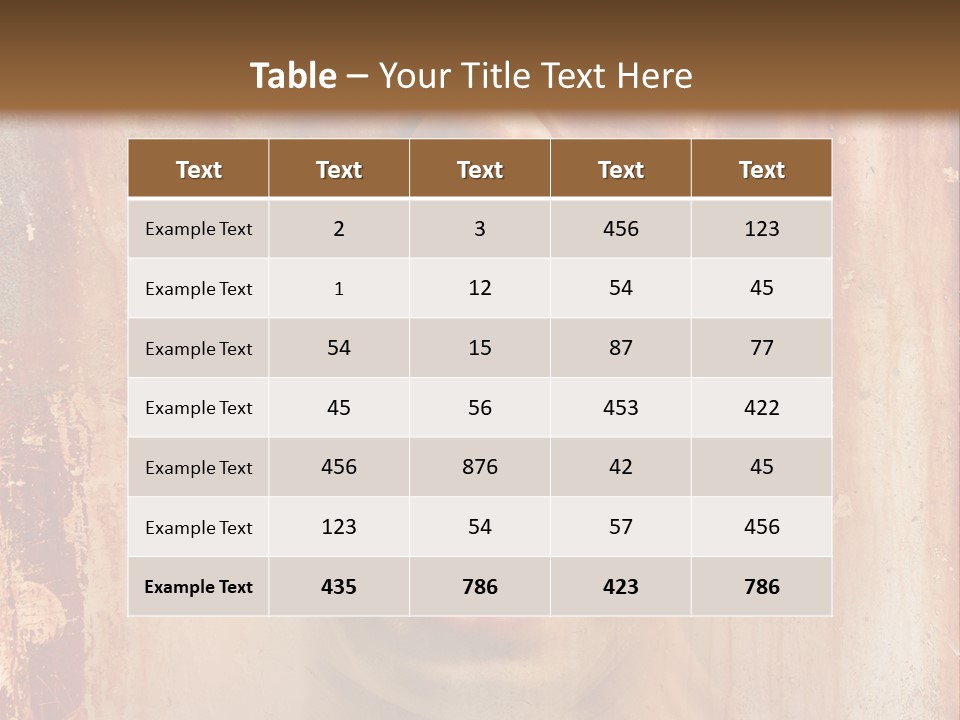 Rust Screaming Male PowerPoint Template