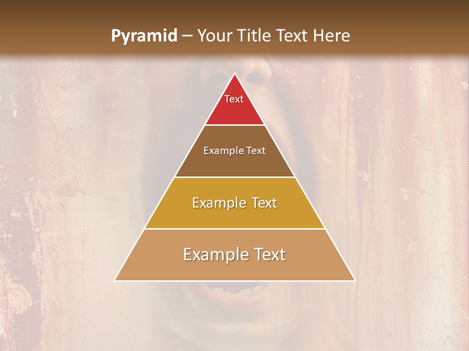 Rust Screaming Male PowerPoint Template