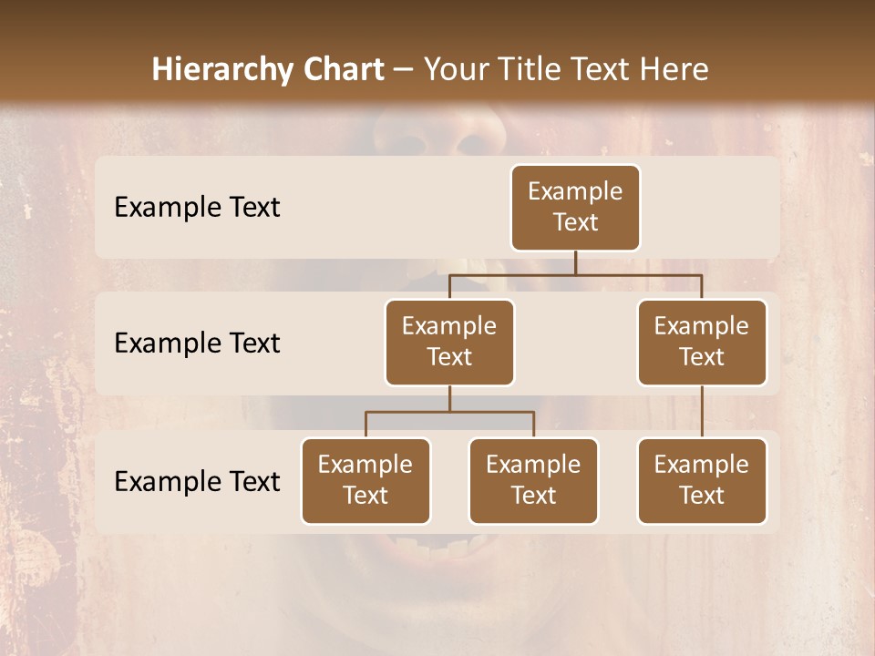 Rust Screaming Male PowerPoint Template