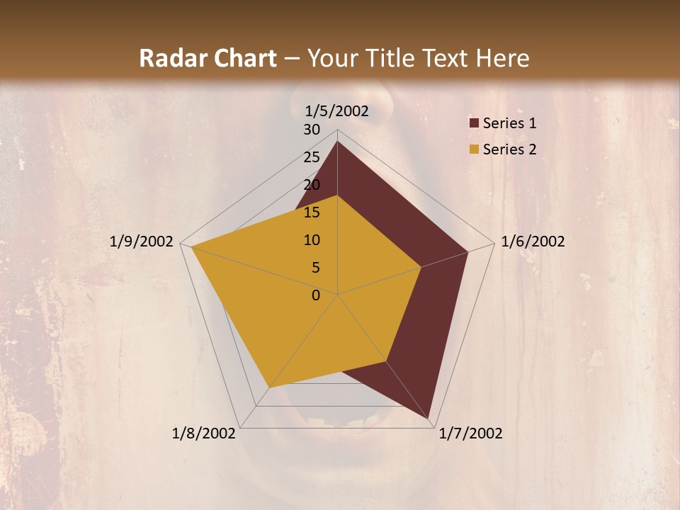 Rust Screaming Male PowerPoint Template