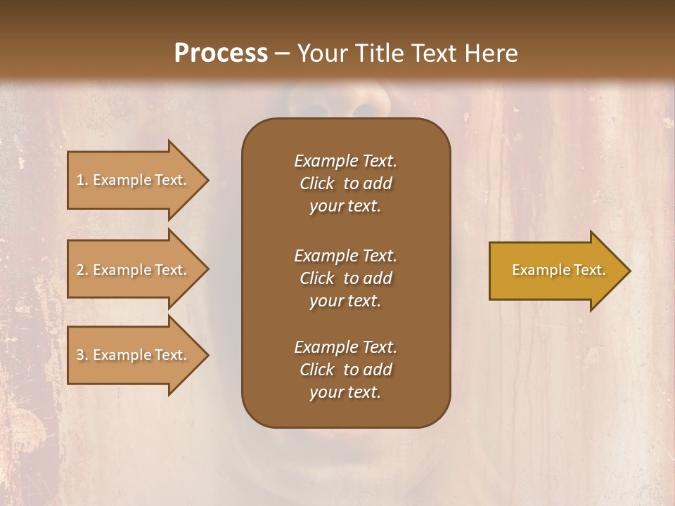 Rust Screaming Male PowerPoint Template