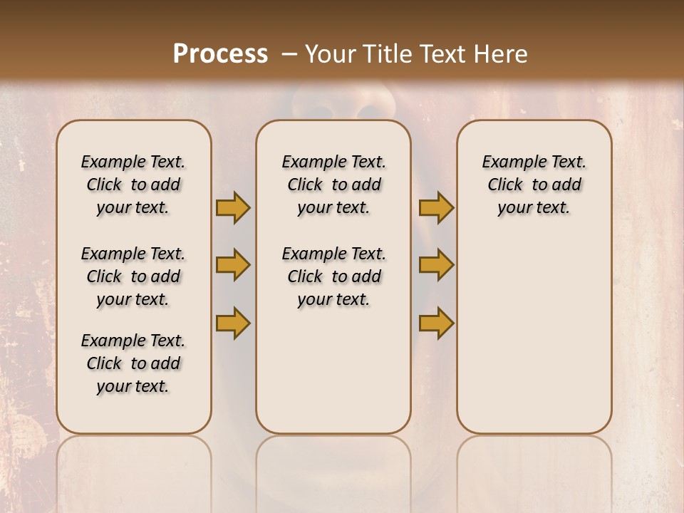 Rust Screaming Male PowerPoint Template